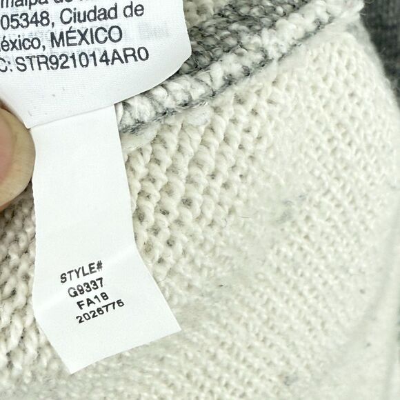 J Crew Cowlneck Sweatshirt Women’s Size L Drawstring Neck Gray pocket kangaroo - Picture 13 of 16